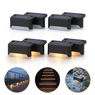 Wireless Solar LED Wall Lights With Weather Resistant Design And Automatic Sensor | Patton