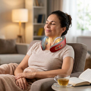 Smart 4D Neck And Shoulder Massager With TENS Pulse And Heat Relief | Pennington