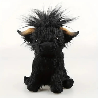 Realistic Highland Cow Plush Toy With Ultra Soft Material For Kids | Thatcher