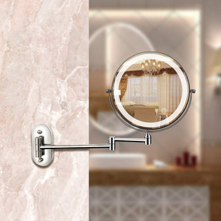 Rechargeable LED Makeup Mirror With Magnification And Adjustable Brightness | Yardley
