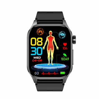 HealthSync Smart Watch With Non Invasive Blood Glucose And Heart Rate Monitoring | Wycliffe