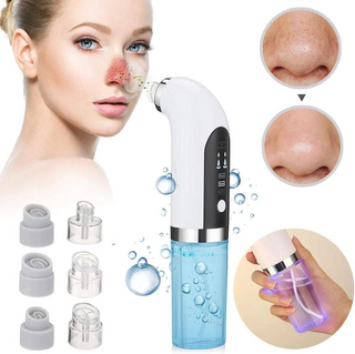 Rechargeable Pore Cleanser With 6 Interchangeable Heads And Adjustable Suction Power | Ashcroft