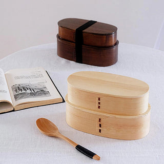 Lunch Box with Two Tiers and Accessories