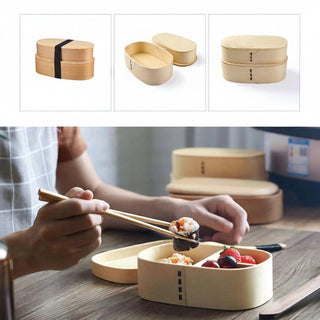 Lunch Box with Two Tiers and Accessories