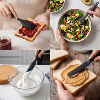 Spatula Set with Silicone Baking Tools