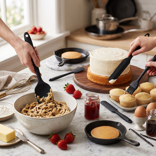 Spatula Set with Silicone Baking Tools