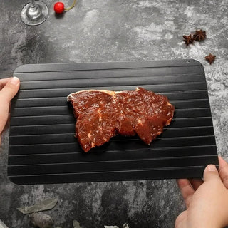 Food Defrosting Tray with Aluminum Surface