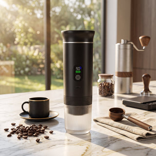 Espresso Coffee Maker with Wireless Portable Design - black 2.0