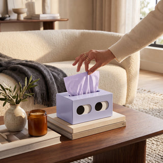 Tissue Box Holder with Freestanding Minimalist Design