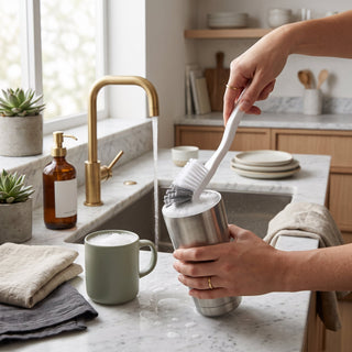 Bottle Cleaning Brush With Long Handle And Hook