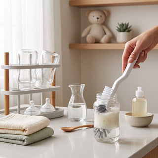 Bottle Cleaning Brush With Long Handle And Hook