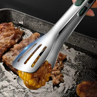 Serving Tongs With Stainless Steel Non-Slip Grip