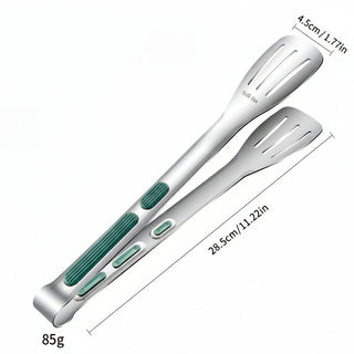 Serving Tongs With Stainless Steel Non-Slip Grip