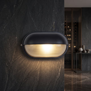 Vintage outdoor LED wall light fixture