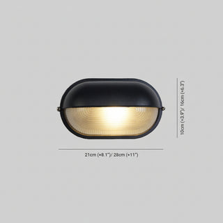 Vintage outdoor LED wall light fixture