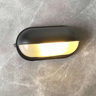 Vintage outdoor LED wall light fixture