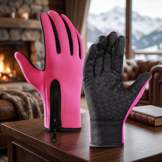Winter Touchscreen Gloves For Outdoor Activities - pink