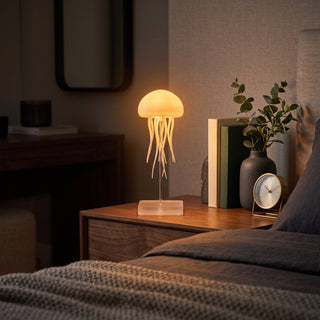 Night Light Shaped Like Jellyfish With Voice Control