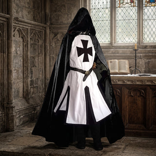 Medieval Costume Cloak with Hood for Events