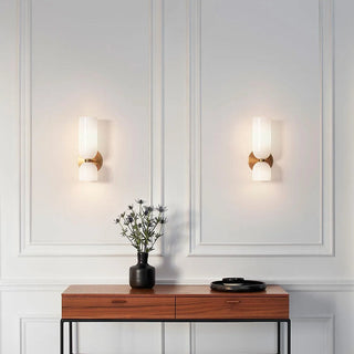 Modern frosted glass up down LED wall light