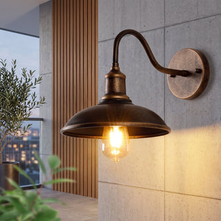 Vintage outdoor LED wall lantern light
