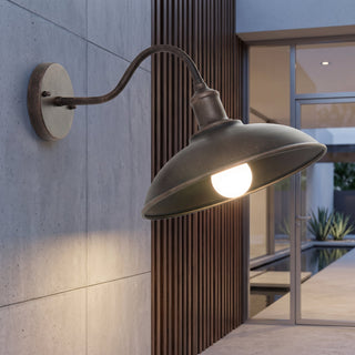 Vintage outdoor LED wall lantern light