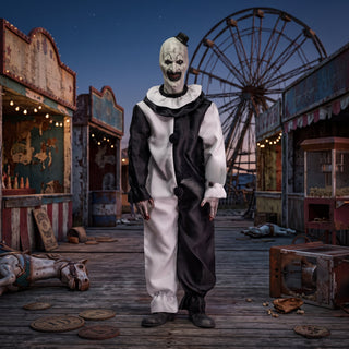 Halloween Costume with Scary Clown Design and Mask