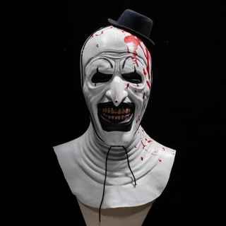Halloween Costume with Scary Clown Design and Mask