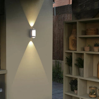 Outdoor Wall Light Fixture With Up Down LED