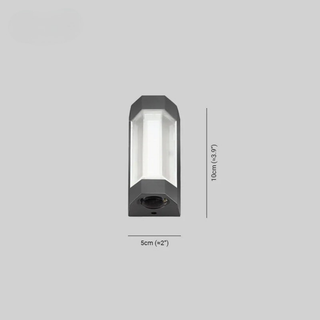 Outdoor Wall Light Fixture With Up Down LED
