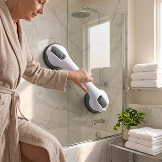 Safety Grab Bar for Bathroom with Suction Mount