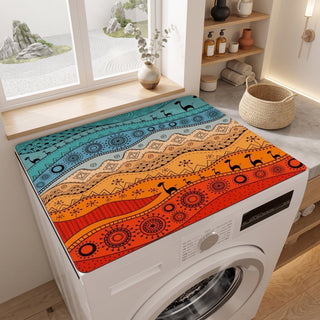 Washing Machine Protective Mat with Anti-Slip Design - desert