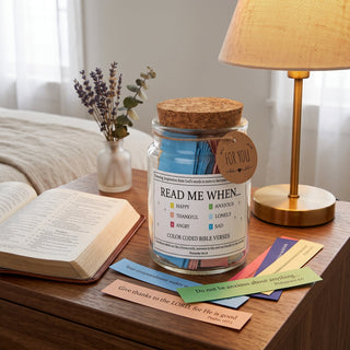 Bible Quote Jar with Daily Scripture Messages