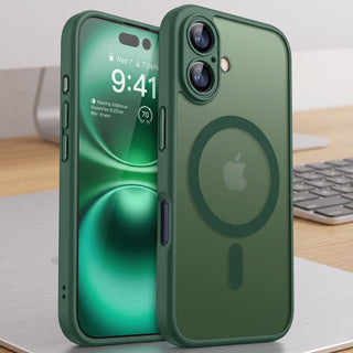 Phone Case with Magnetic Matte Finish - green
