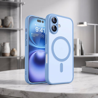 Phone Case with Magnetic Matte Finish - light blue