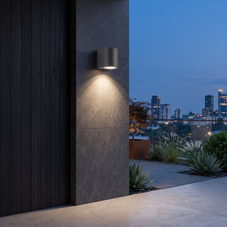Outdoor Wall Light Fixture With Modern Up Down LED