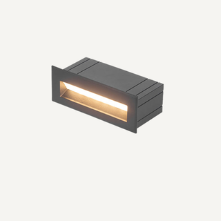 Stair Step Wall Light with Recessed LED Lighting