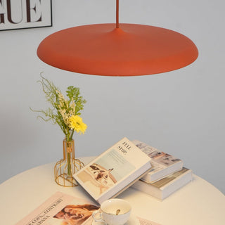 Pendant Light with Round Metal UFO Shape