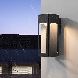 Outdoor Wall Light Fixture In Aluminum For Porch