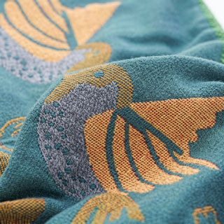 Decorative Pillow Cover With Floral Bird Pattern for Sofa Bed