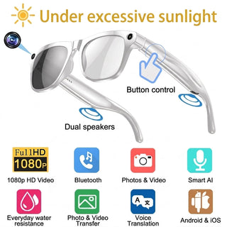 Smart Glasses with Bluetooth Audio for Music Calls