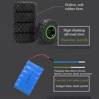 Remote Control Off-Road Car with Four Wheel Drive