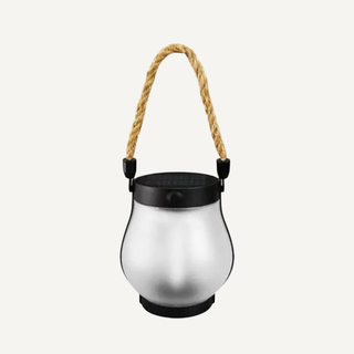 Solar Lantern Lights with Flame Effect for Outdoor Garden Decor