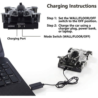 Remote Control Car with Wall Climbing LED Lights