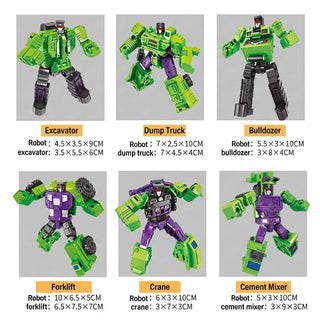 Transforming Robot Toy Vehicle with Movable Parts