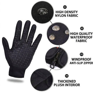 Thermal Gloves Touchscreen Grip USB Heated Cycling