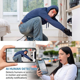 Mini WiFi Security Camera With 1080P HD Night Vision