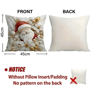 Christmas decorative pillow covers set of four