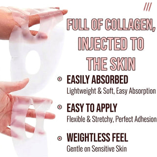Hydrogel sleeping face mask for deep hydration