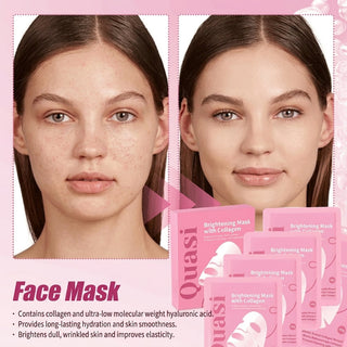 Hydrogel sleeping face mask for deep hydration